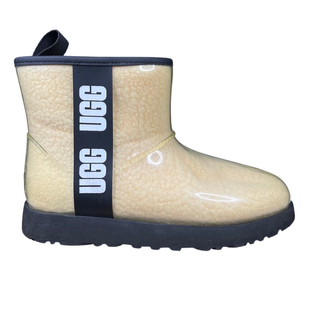 UGG Women’s Classic Clear Cream Waterproof Winter Boot Size US 8